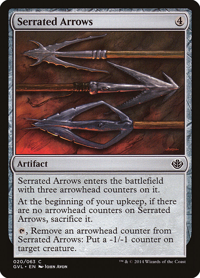 Serrated Arrows (Garruk vs. Liliana) [Duel Decks Anthology] | Exor Games Truro