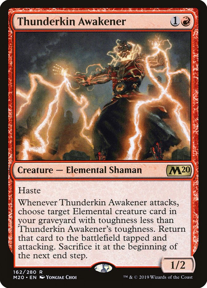 Thunderkin Awakener [Core Set 2020] | Exor Games Truro