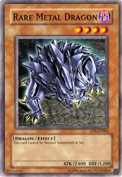 Rare Metal Dragon [EP1-EN004] Common | Exor Games Truro