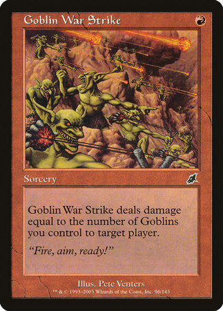 Goblin War Strike [Scourge] | Exor Games Truro