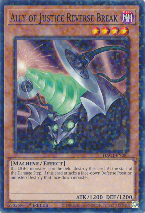Ally of Justice Reverse Break (Duel Terminal) [HAC1-EN085] Common | Exor Games Truro