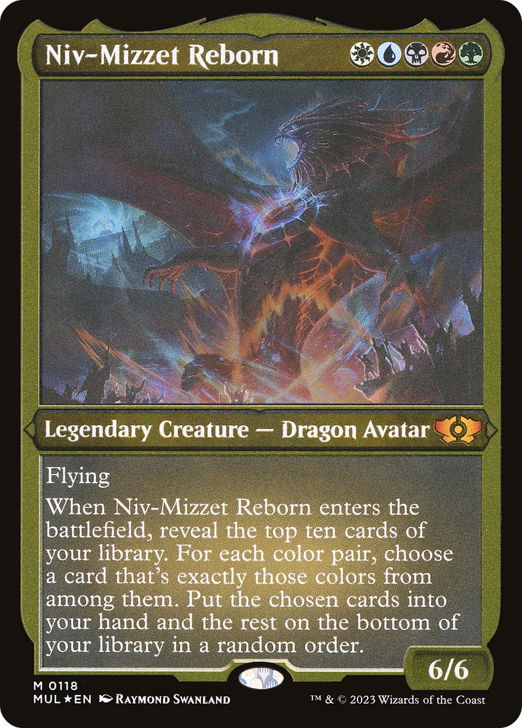 Niv-Mizzet Reborn (Foil Etched) [Multiverse Legends] | Exor Games Truro