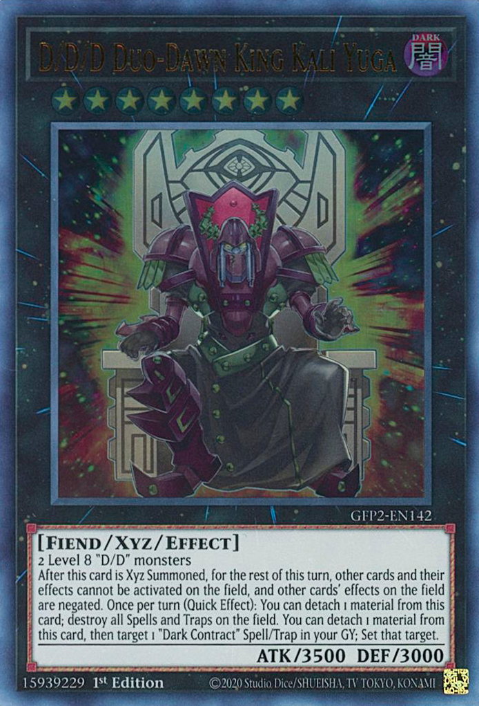 D/D/D Duo-Dawn King Kali Yuga [GFP2-EN142] Ultra Rare | Exor Games Truro