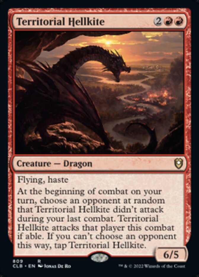 Territorial Hellkite [Commander Legends: Battle for Baldur's Gate] | Exor Games Truro