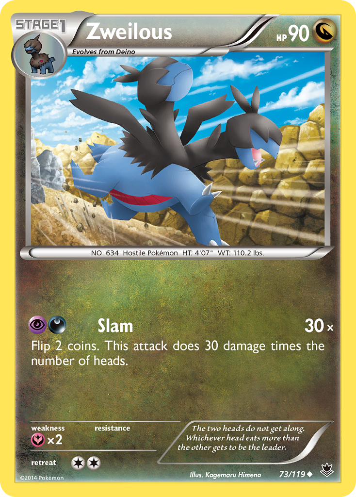 Zweilous (73/119) [XY: Phantom Forces] | Exor Games Truro