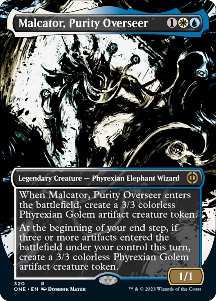 Malcator, Purity Overseer (Borderless Ichor) [Phyrexia: All Will Be One] | Exor Games Truro