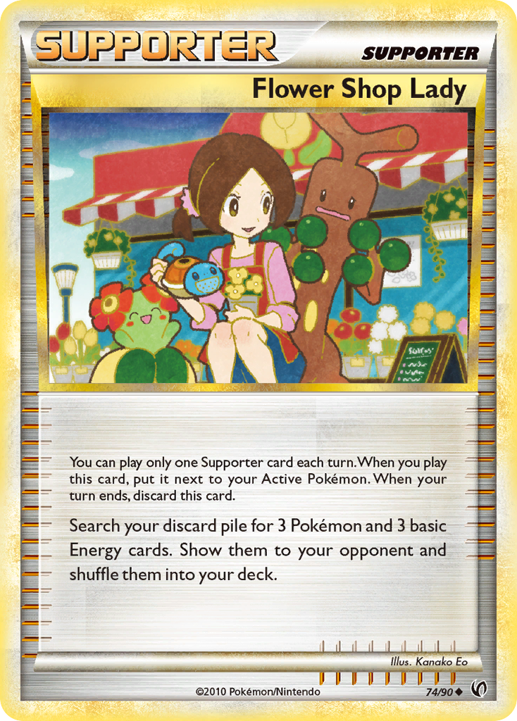 Flower Shop Lady (74/90) [HeartGold & SoulSilver: Undaunted] | Exor Games Truro