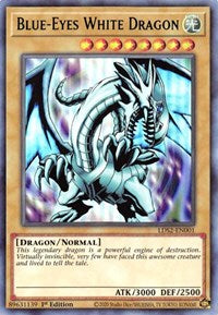 Blue-Eyes White Dragon (Green) [LDS2-EN001] Ultra Rare | Exor Games Truro