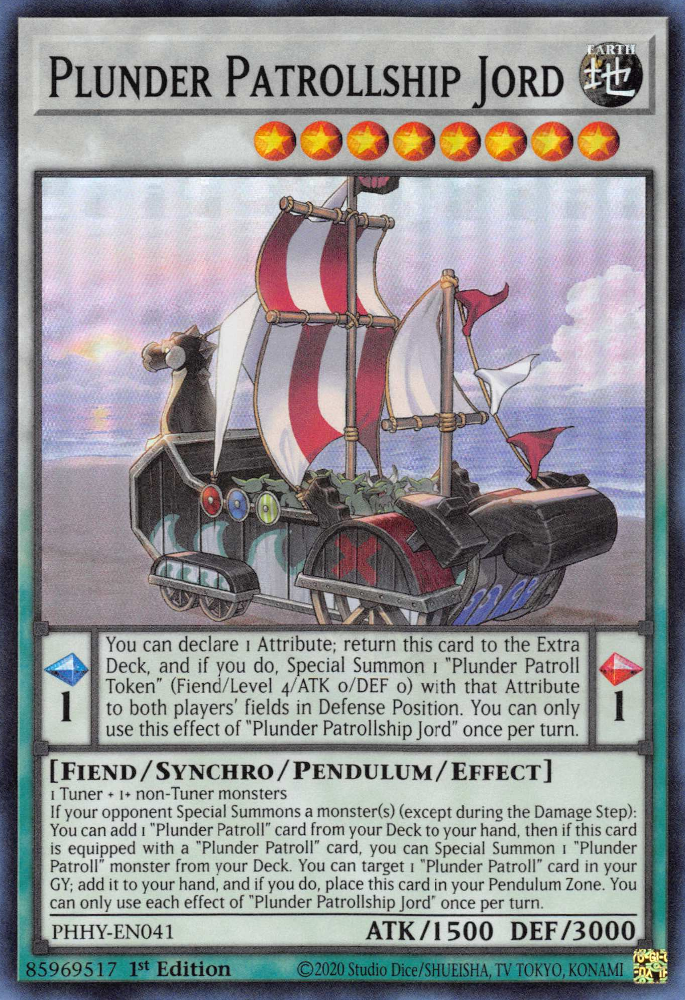 Plunder Patrollship Jord [PHHY-EN041] Super Rare | Exor Games Truro