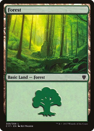 Forest (309) [Commander 2017] | Exor Games Truro