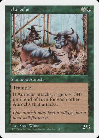 Aurochs [Fifth Edition] | Exor Games Truro