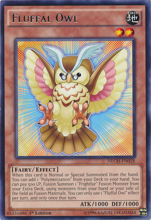 Fluffal Owl [NECH-EN018] Rare | Exor Games Truro