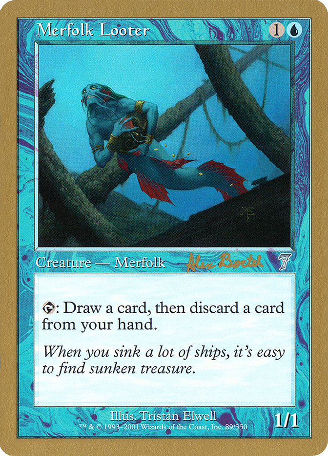 Merfolk Looter (Alex Borteh) [World Championship Decks 2001] | Exor Games Truro