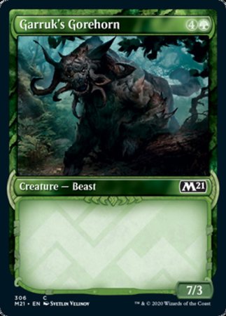 Garruk's Gorehorn (Showcase) [Core Set 2021] | Exor Games Truro