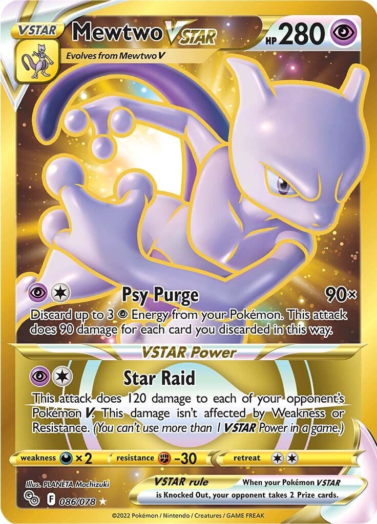 Mewtwo VSTAR (086/078) [Pokémon GO] | Exor Games Truro