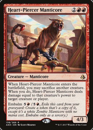 Heart-Piercer Manticore [Amonkhet] | Exor Games Truro