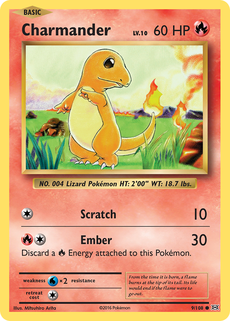 Charmander (9/108) [XY: Evolutions] | Exor Games Truro