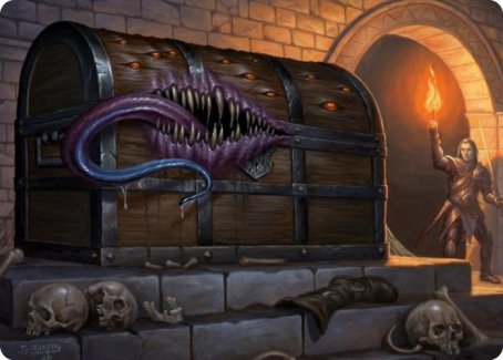 Mimic Art Card [Dungeons & Dragons: Adventures in the Forgotten Realms Art Series] | Exor Games Truro