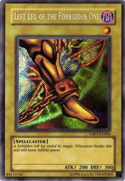 Left Leg of the Forbidden One [UBP1-EN002] Secret Rare | Exor Games Truro