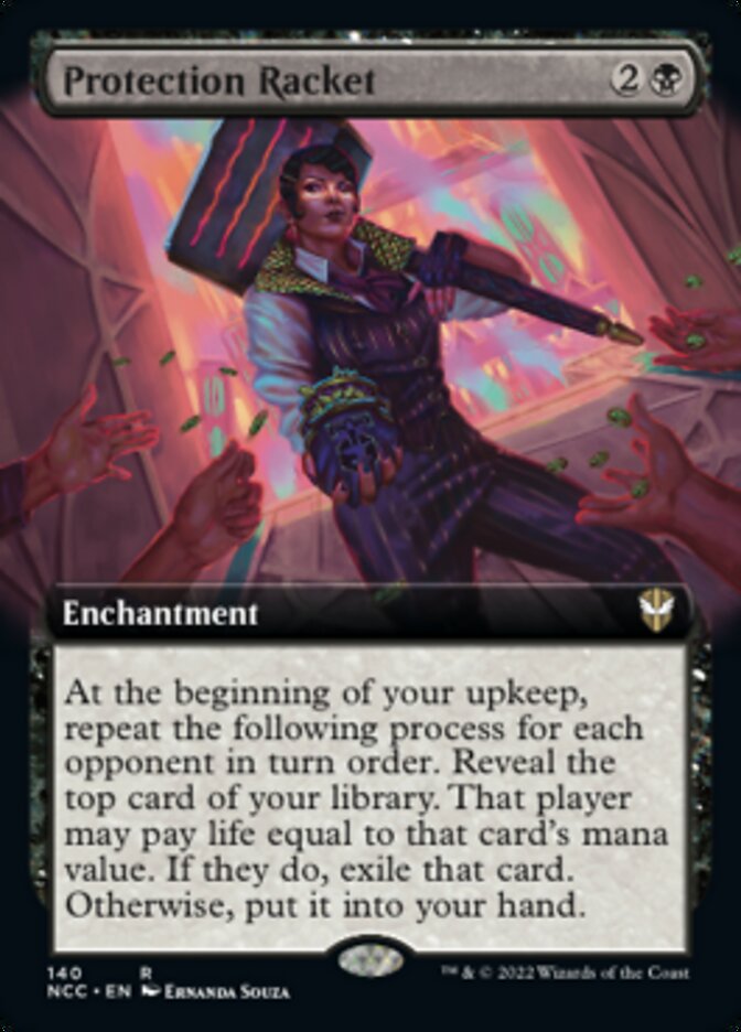 Protection Racket (Extended Art) [Streets of New Capenna Commander] | Exor Games Truro