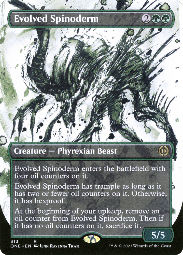 Evolved Spinoderm (Borderless Ichor) [Phyrexia: All Will Be One] | Exor Games Truro