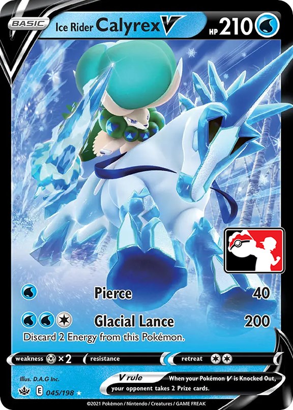 Ice Rider Calyrex V (045/198) [Prize Pack Series One] | Exor Games Truro