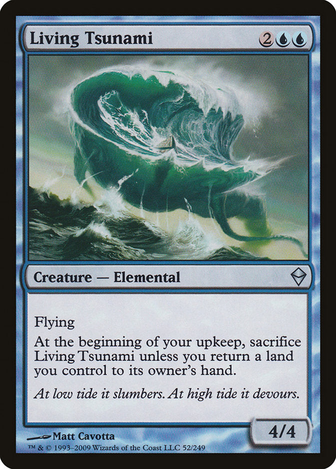 Living Tsunami [Zendikar] | Exor Games Truro