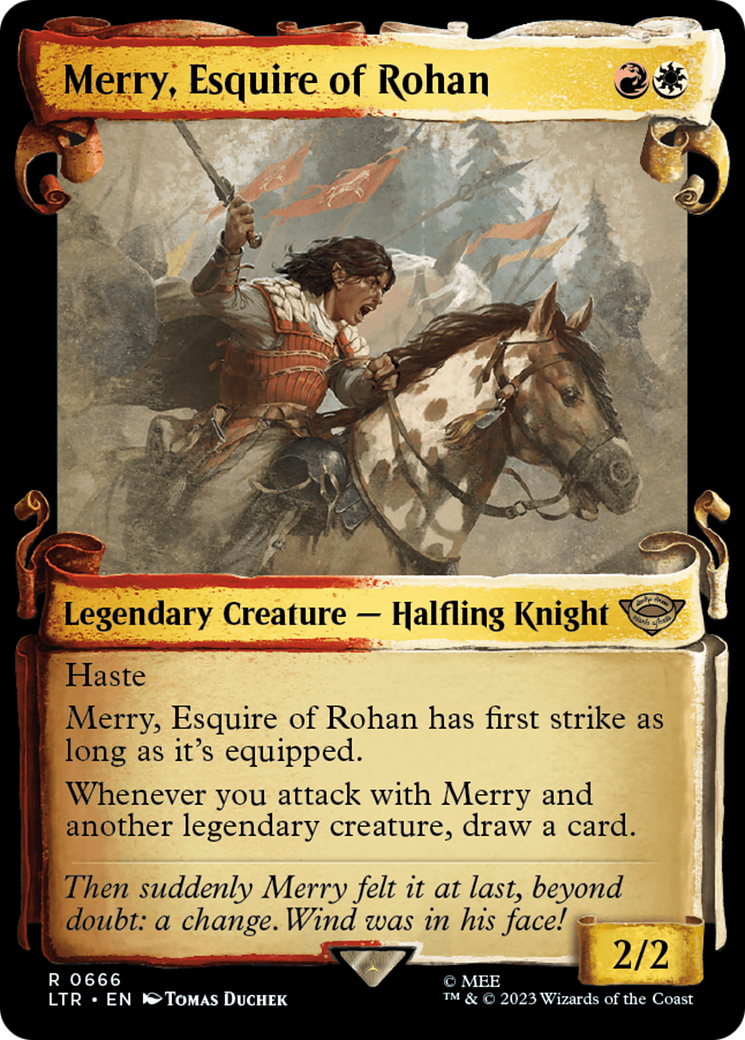 Merry, Esquire of Rohan [The Lord of the Rings: Tales of Middle-Earth Showcase Scrolls] | Exor Games Truro