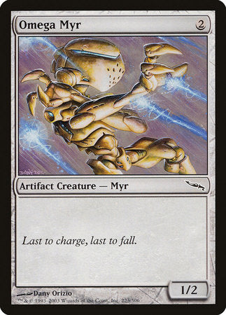 Omega Myr [Mirrodin] | Exor Games Truro