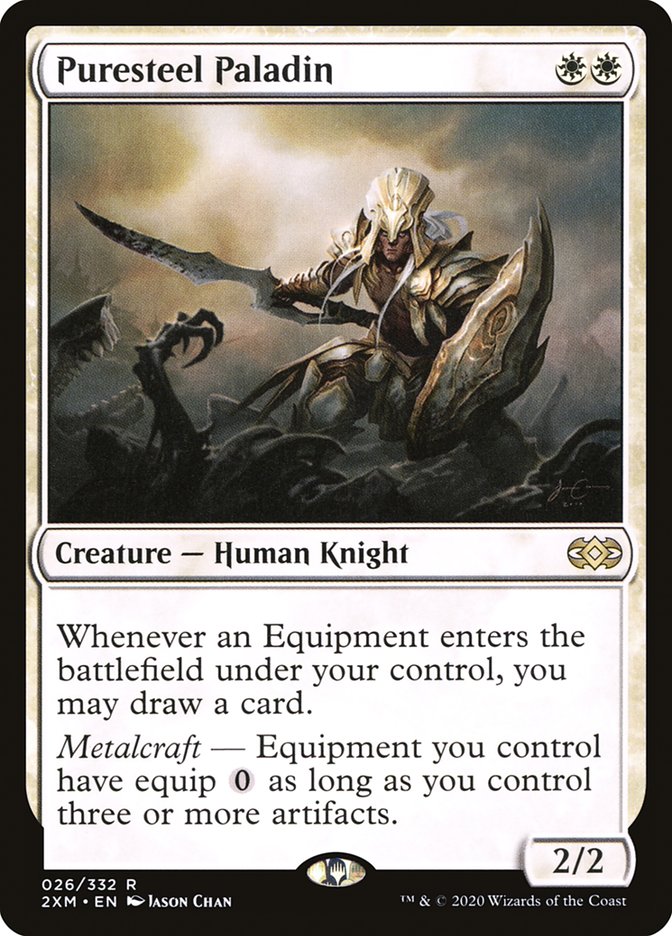 Puresteel Paladin [Double Masters] | Exor Games Truro