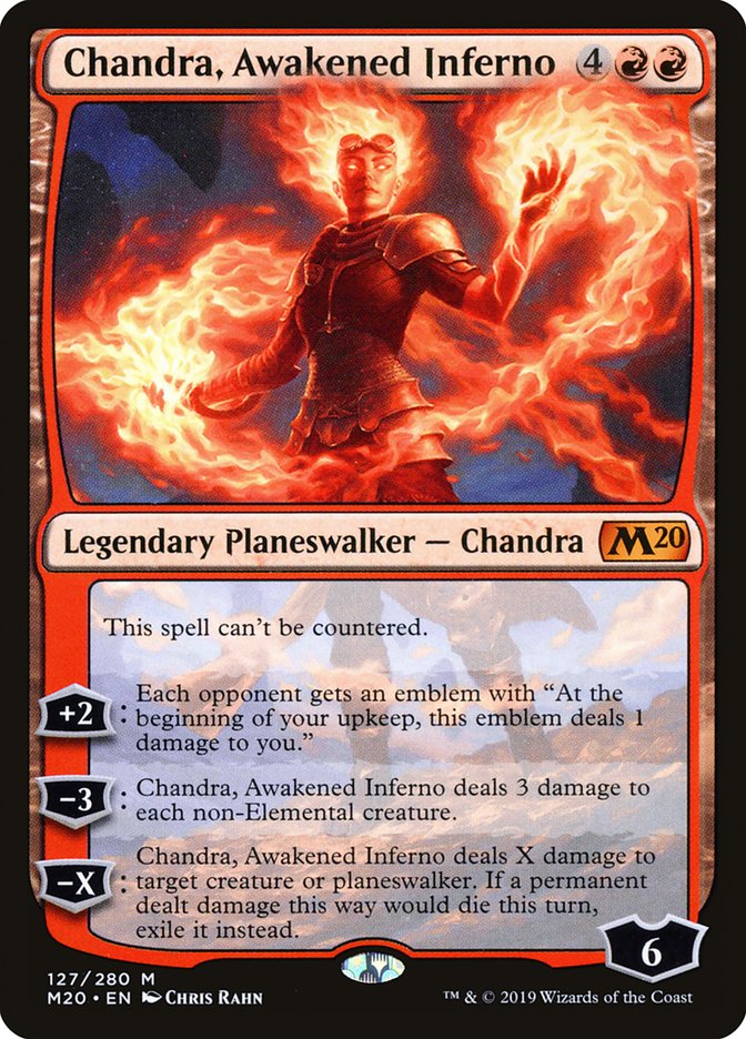 Chandra, Awakened Inferno [Core Set 2020] | Exor Games Truro