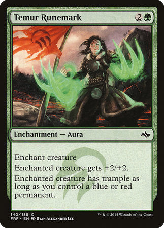 Temur Runemark [Fate Reforged] | Exor Games Truro