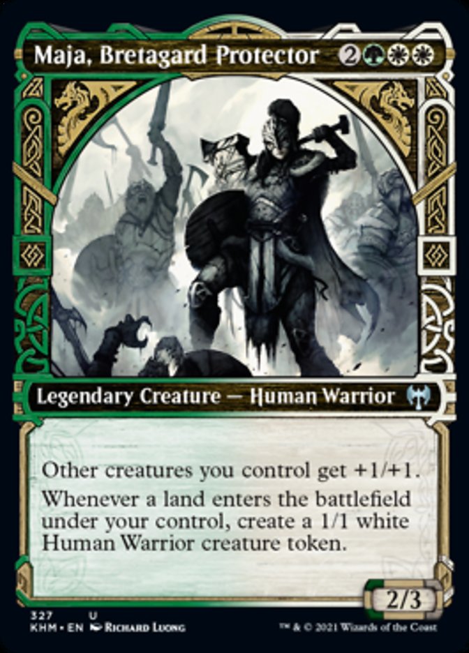 Maja, Bretagard Protector (Showcase) [Kaldheim] | Exor Games Truro