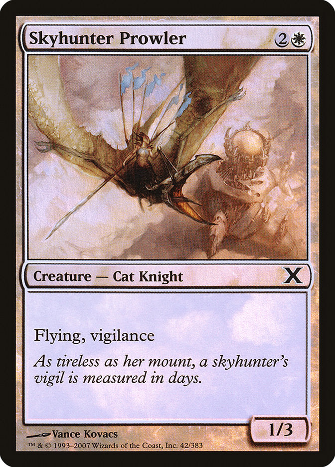 Skyhunter Prowler (Premium Foil) [Tenth Edition] | Exor Games Truro