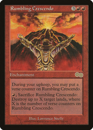 Rumbling Crescendo [Urza's Saga] | Exor Games Truro