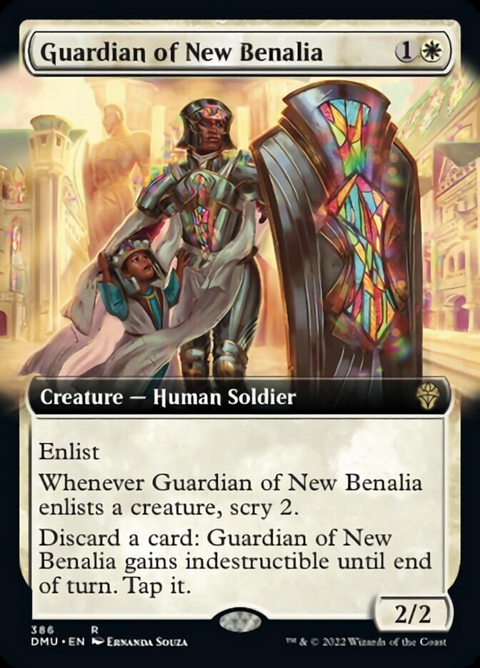 Guardian of New Benalia (Extended Art) [Dominaria United] | Exor Games Truro