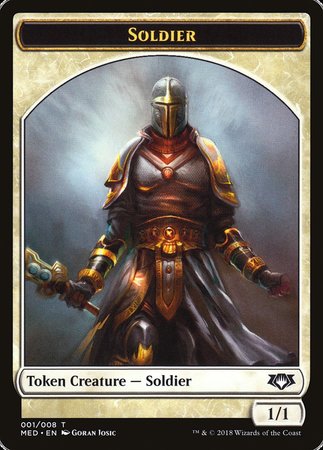 Soldier Token [Mythic Edition Tokens] | Exor Games Truro