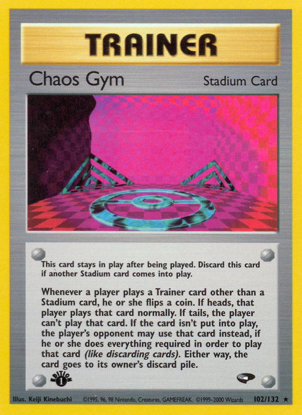 Chaos Gym (102/132) [Gym Challenge 1st Edition] | Exor Games Truro
