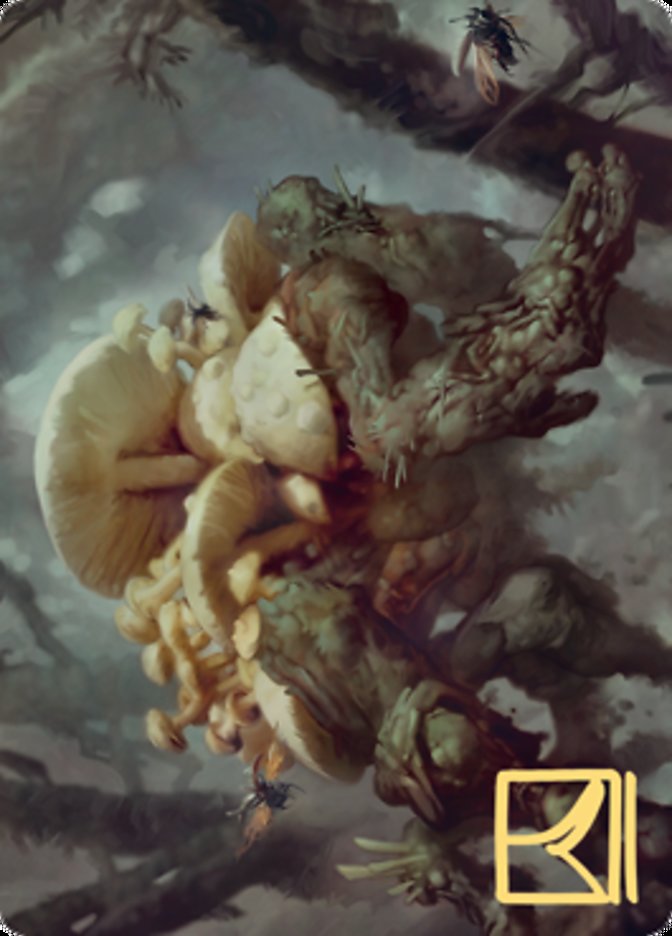 Swarm Shambler Art Card (Gold-Stamped Signature) [Zendikar Rising Art Series] | Exor Games Truro