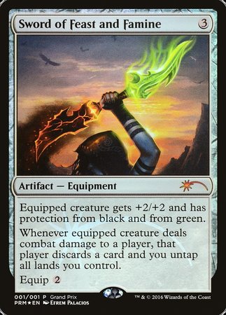 Sword of Feast and Famine [Grand Prix Promos] | Exor Games Truro