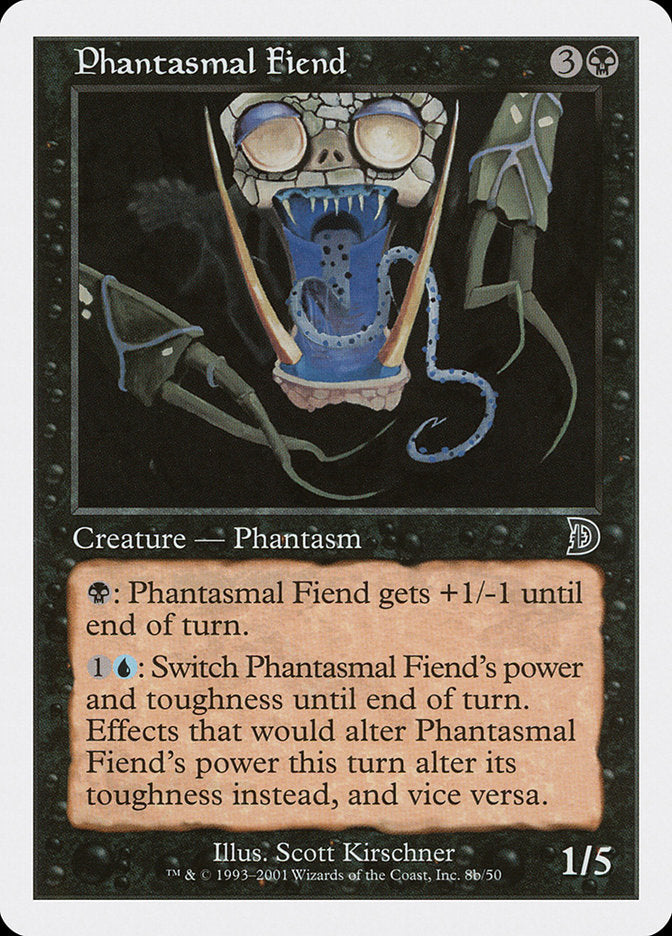 Phantasmal Fiend (Black Background) [Deckmasters] | Exor Games Truro
