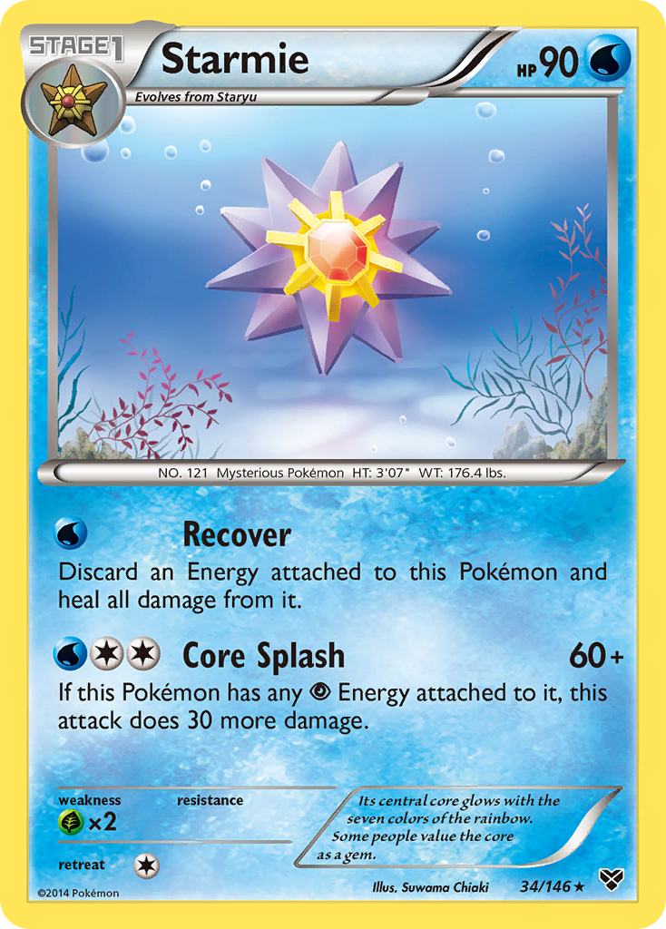 Starmie (34/146) [XY: Base Set] | Exor Games Truro