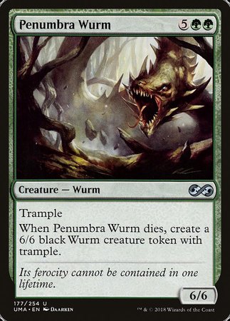 Penumbra Wurm [Ultimate Masters] | Exor Games Truro