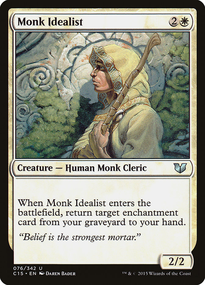 Monk Idealist [Commander 2015] | Exor Games Truro