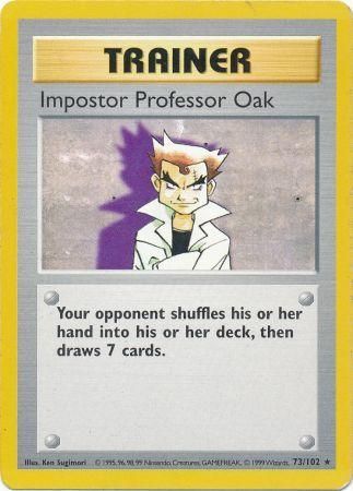 Impostor Professor Oak (73/102) [Base Set Shadowless Unlimited] | Exor Games Truro