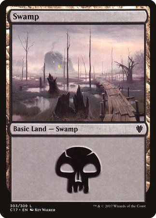 Swamp (303) [Commander 2017] | Exor Games Truro