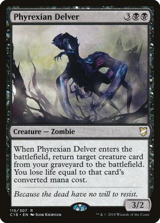 Phyrexian Delver [Commander 2018] | Exor Games Truro