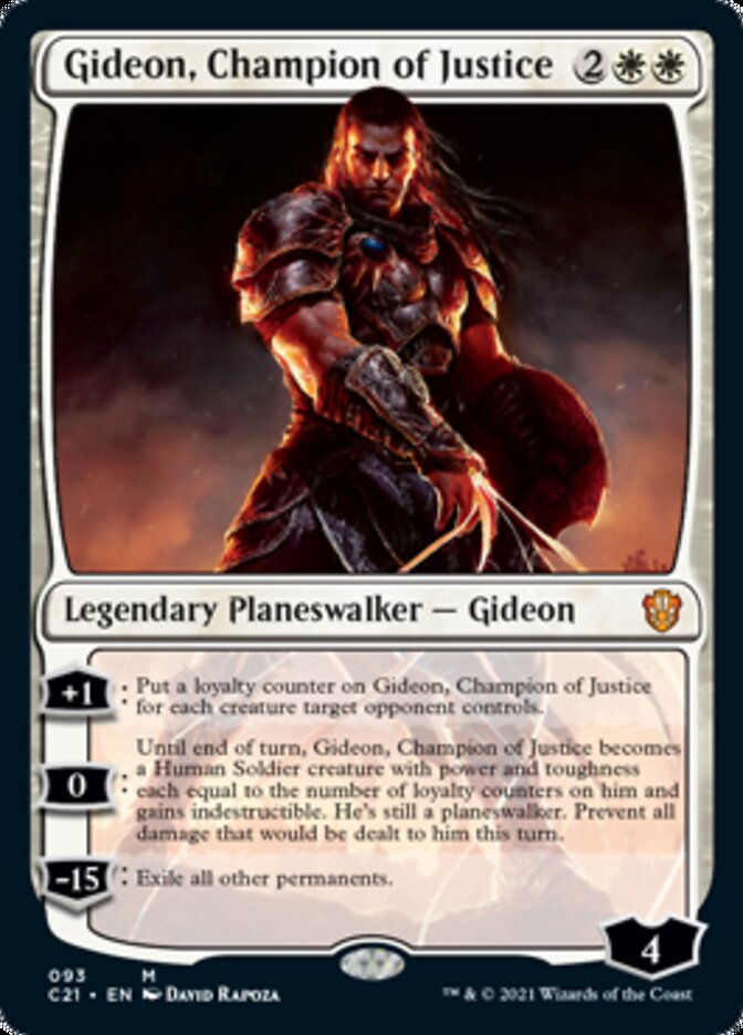 Gideon, Champion of Justice [Commander 2021] | Exor Games Truro