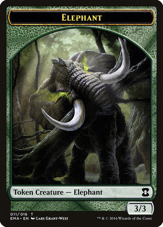 Elephant Token [Eternal Masters Tokens] | Exor Games Truro