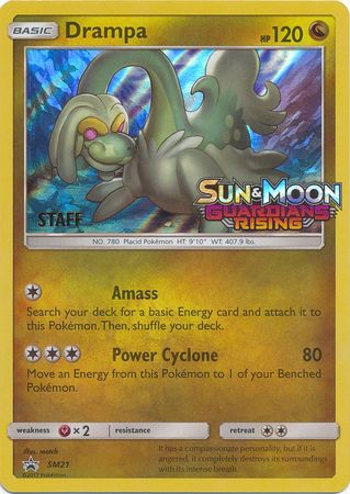 Drampa (SM21) (Staff Prerelease Promo) [Sun & Moon: Black Star Promos] | Exor Games Truro